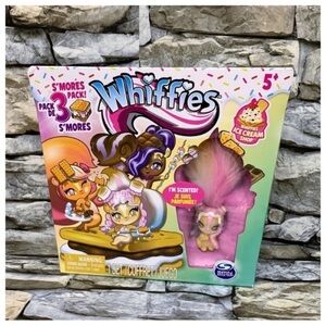 New Spin Master Whiffies Scented Smores 3 Pack Animals Set Toys Dolls Figures
